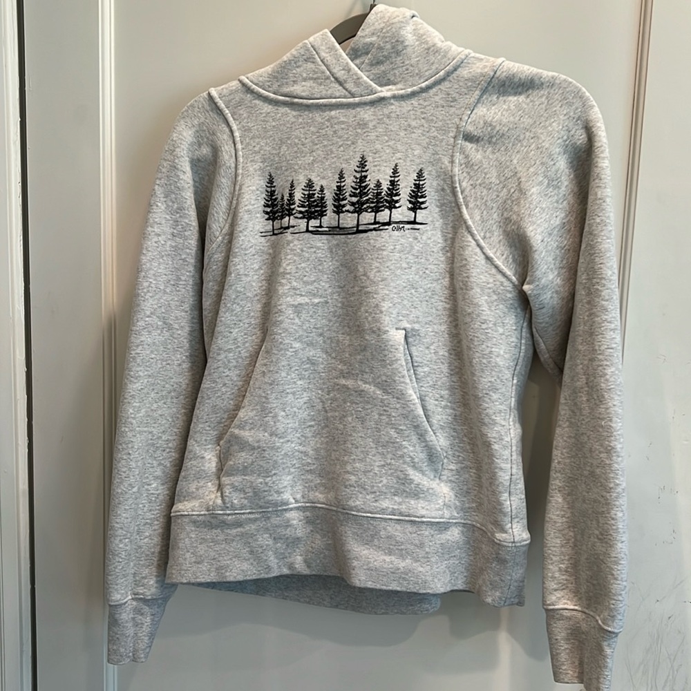 Lululemon Tim Collom custom hoodie light grey women’s size 2.